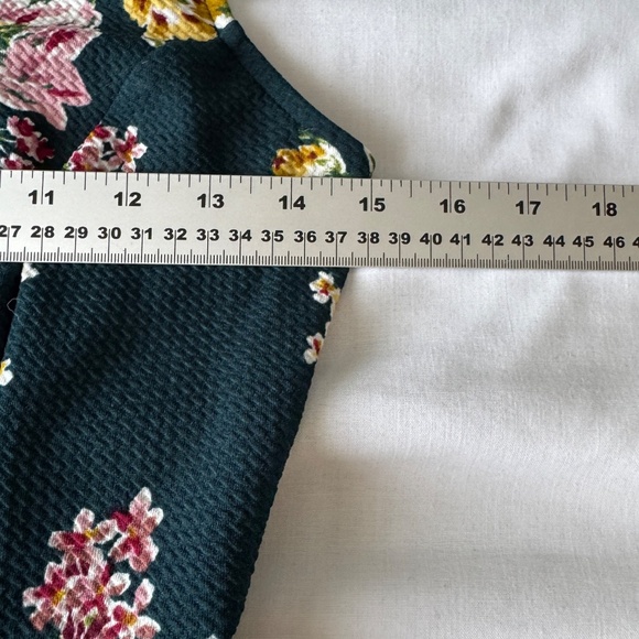 SMAK Parlour Women's Sleeveless Babydoll Collared Floral Print Dress Y2K Green S - Picture 9 of 14